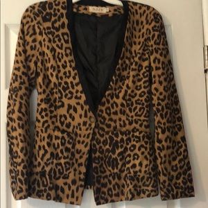 Rockabilly Leopard blazer